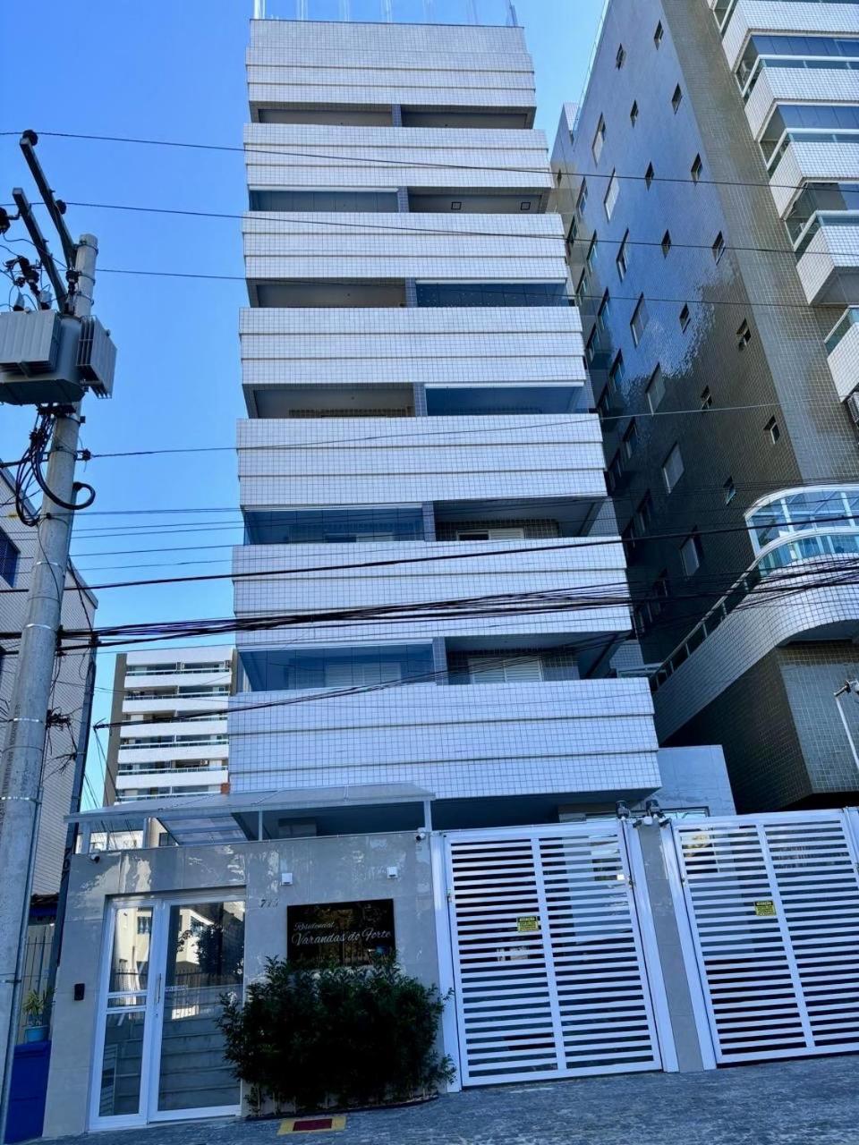 Novo Apto Canto Do Forte, Rua Praia Vista Montanha, Com Wi Fi, Homebeach10, 01 Vaga De Garagem, Melhores Restaurantes Ao Lado プライア・グランデ エクステリア 写真