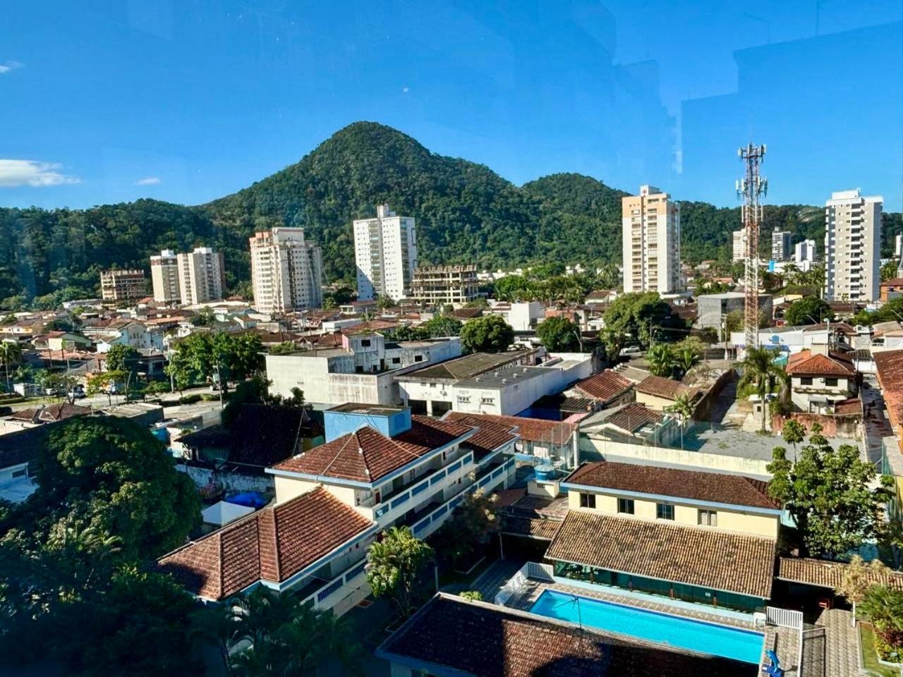Novo Apto Canto Do Forte, Rua Praia Vista Montanha, Com Wi Fi, Homebeach10, 01 Vaga De Garagem, Melhores Restaurantes Ao Lado プライア・グランデ エクステリア 写真