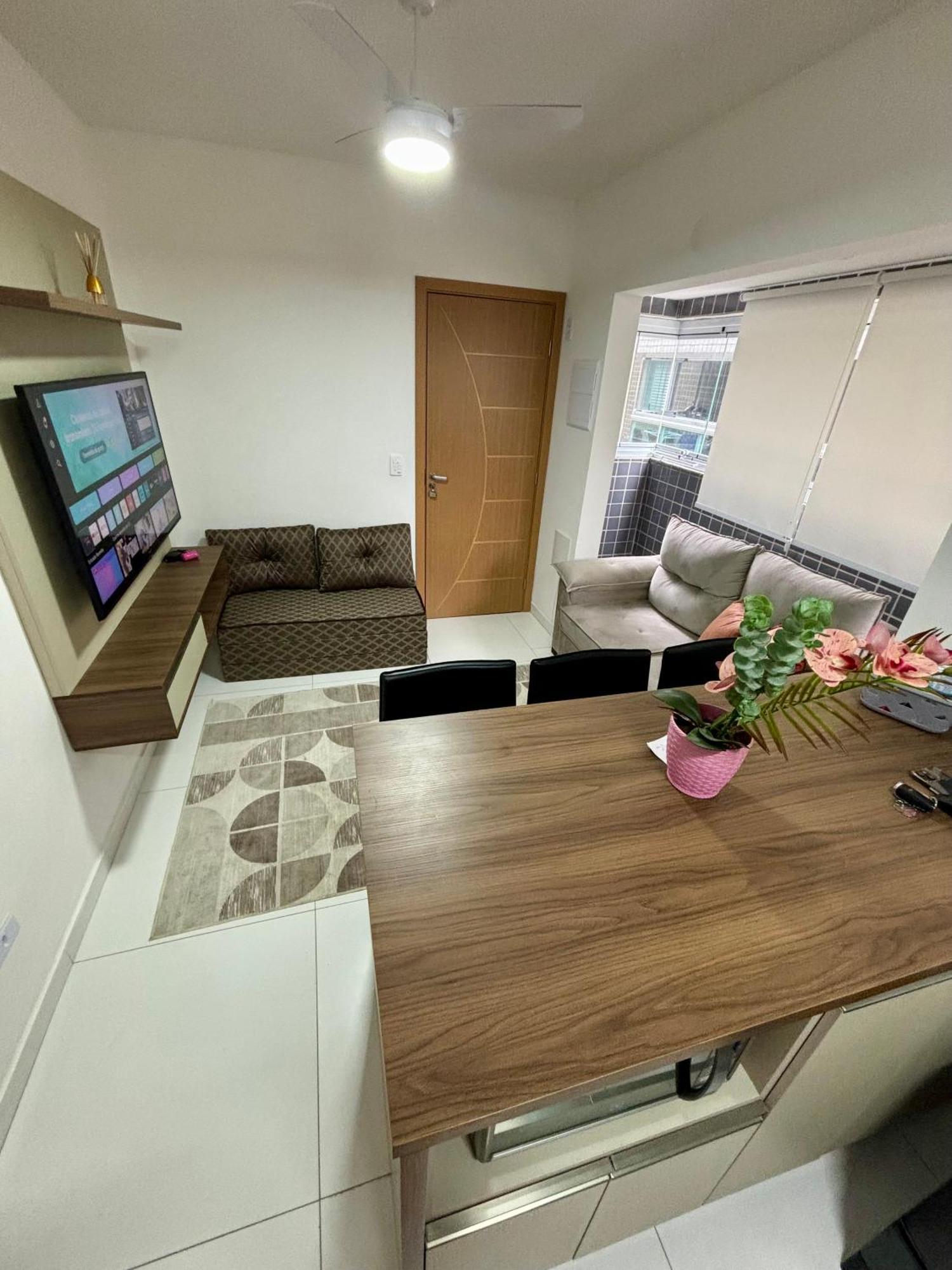 Novo Apto Canto Do Forte, Rua Praia Vista Montanha, Com Wi Fi, Homebeach10, 01 Vaga De Garagem, Melhores Restaurantes Ao Lado プライア・グランデ エクステリア 写真